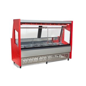 Balcao Acougue Luxo 2,00m 127v Vermelho Polar